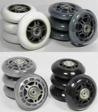 4-er ROLLEN-SET Inline Skater 70 72 84 mm Auswahl + Spacer + Kugellager Inliner
