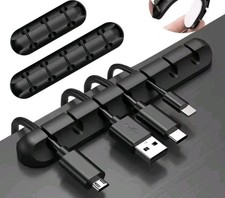 2×Selbstklebende Kabelhalter – Kabel Organizer Clips  Kabelmanagement Halterung 