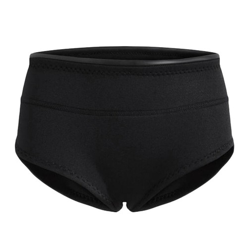 Schwarz neopren tauch shorts - schwarz,