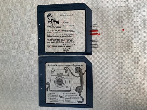 Ddr zwei lehrfolien deutsch - ddr,