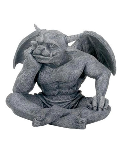 Träumende gargoyle figur mit - träumende,