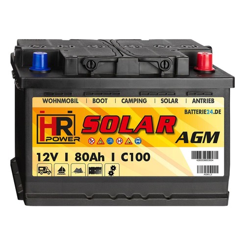 80ah agm solar - agm, solar-batterie