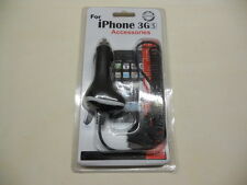 iPod/iPhone 3GS/4G/4Gs KFZ Ladekabel schwarz für Unterwegs - Zigarettenanzünder 