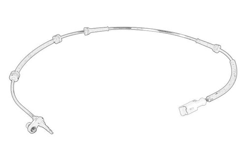 Peugeot abs sensor vorne - oe, abs-sensor