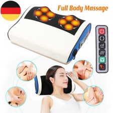 Elektrisch Massagekissen Rücken Nacken Schulter Massagegerät mit Wärmefunktion