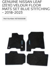 Nissan Leaf Original Auto Fußmatten Standard Textil Passgenau KE7555SOOB