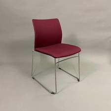 LD Seating Stapelstuhl Trend 522 gepolstert dunkelrot
