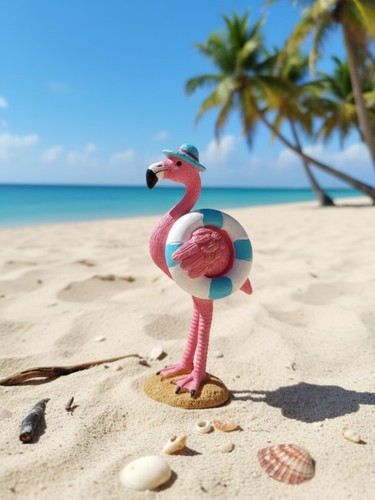 Deko figur neu flamingo - deko-figur/neu/flamingo, mit