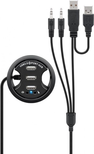 Goobay port usb einbau hub - 3-port, usb-einbau-hub