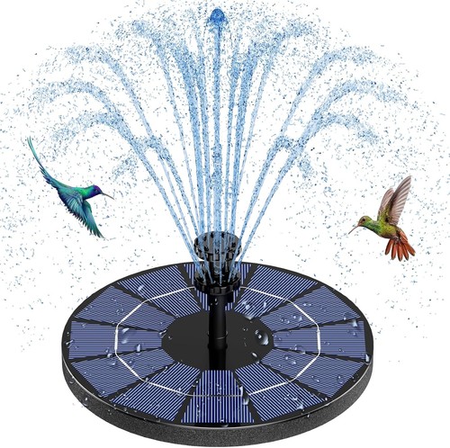 Solarbetriebener springbrunnen - solarbetriebener,