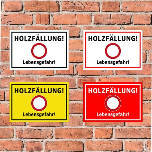 Schild wald holzfällung - wald,
