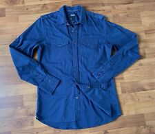 Herren Hemd von SMOG, Größe S, Slim Fit, Freizeit, langarm, blau