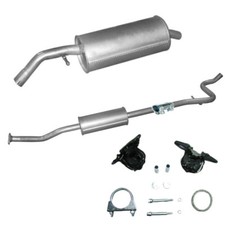 Auspuff komplett peugeot 1007 - auspuff,