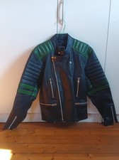 Retro Motorrad Lederjacke