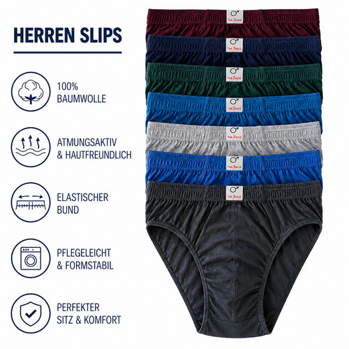 Stück herren slips - 3/6/9,
