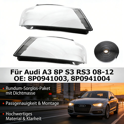 R scheinwerferglas - 2x, l+r