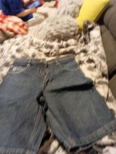 Kurze Blaue Pelle Pelle Hose