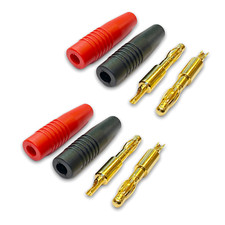 2 Paar 4mm Banana Stecker