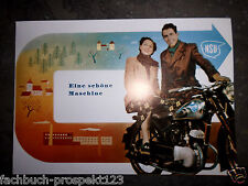 NSU 125 ZDB MOTORRAD PROSPEKT NECKARSULM PROSPEKT OLDTIMER SAMMER