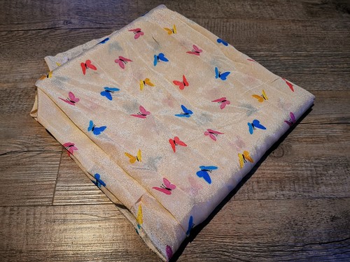 Stoff stoffrest schmetterlinge - stoff,