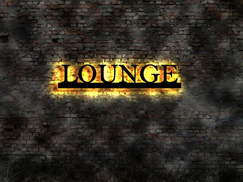 Leuchtreklame lounge led - led, no