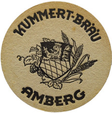 ALTER BIERDECKEL Brauerei Kummert Amberg Seit 1927 Bierfilze Sammlerstück  (203)