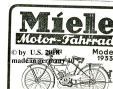 "Miele Motor Bicycle Model