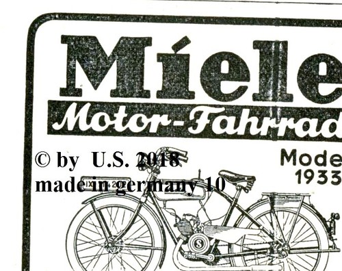 Miele motor fahrrad - "miele,