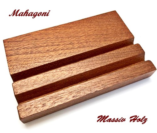 Tablethalter mahagoni - tablethalter,