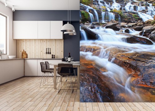 Wasserfall felsen steine - wasserfall,