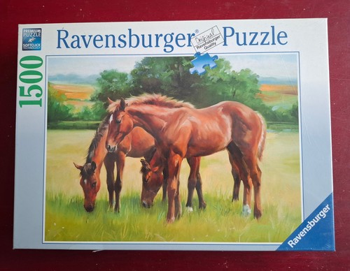 Puzzle grasende pferde - grasende,