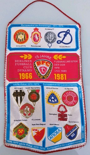 Ddr wimpel 1981 jahre - 1981, bfc