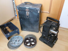 Filmprojektor 16 mm, Fa. Siemens, 30 Jahre mit 2 Filmspulen und Koffer - vintage