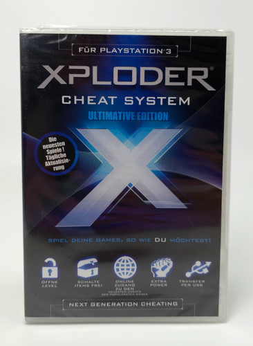 Ps3 xploder cheat system - ps3,