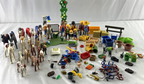 Großes playmobil reiterhof - playmobil,