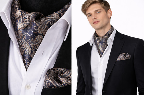 Gold herren krawatte schal - krawatte,