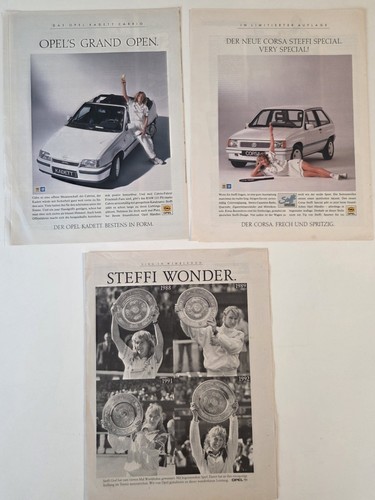 Steffi graf werbebilder opel - graf,
