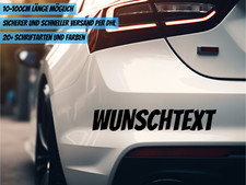 Autoaufkleber Wunschtext