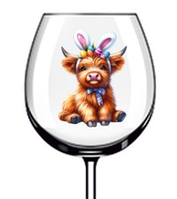 12x Ostern Hochland Kuh Hase