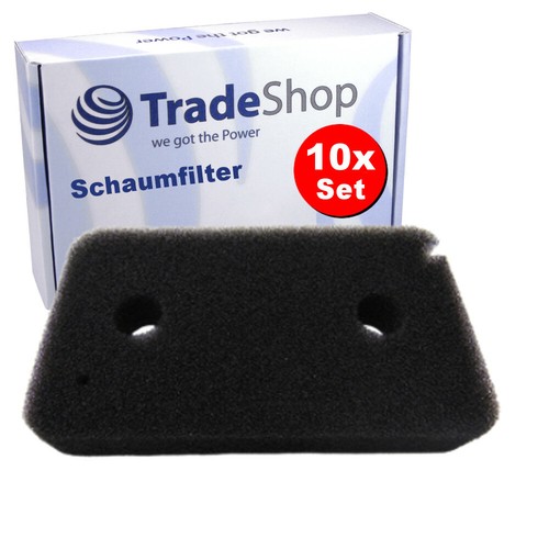 10x schwammfilter - 10x,