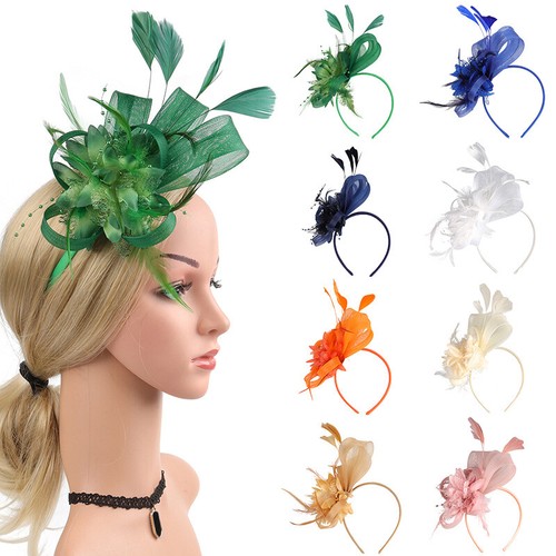 Damen feder fascinator - feder,