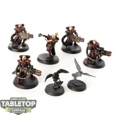 Adepta Sororitas - 5x Retributor Squad - teilweise bemalt