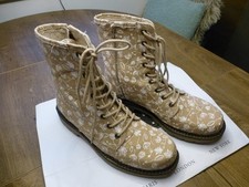 Stiefelette Damen Beige mit