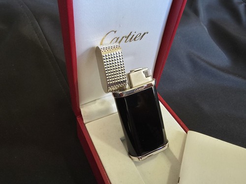 Cartier feuerzeug oval schwarz - feuerzeug,