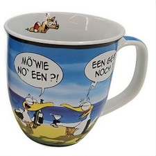 Hösti Becher Mö wie no een Kaffeepott maritime lustige Tasse Cartoon Trinkspruch