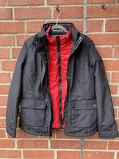 Porsche 2-In-1-Jacke Damen-Kollektion 911  Schwarz-Rot  Größe S