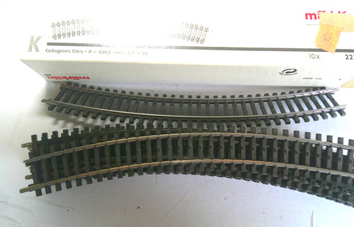 Gebogenes gleis k - 10,