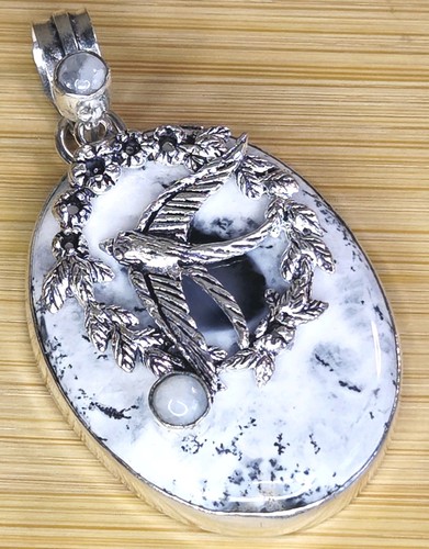 Dendriten opal mondstein ethno - dendriten, opal/mondstein