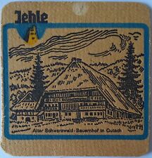 ALTER BIERDECKEL Brauerei Gebr. Jehle Biberach Sammlerstück Bierfilze