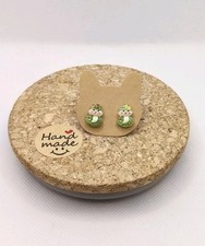 Ohrringe Ohrstecker Schlange Grün